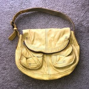 Yellow casual purse